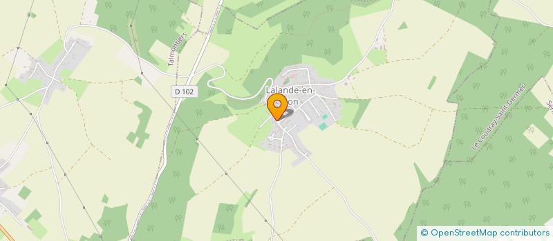 localisation de l'entreprise MONSIEUR LOIC SANGLIER  LALANDE-EN-SON