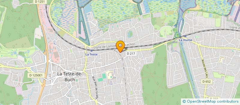 localisation de l'entreprise MONSIEUR LOIC SAULNIER à LA TESTE-DE-BUCH