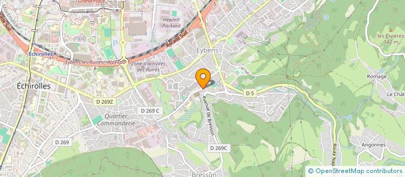 localisation de l'entreprise MONSIEUR LOIC SAURAT  EYBENS