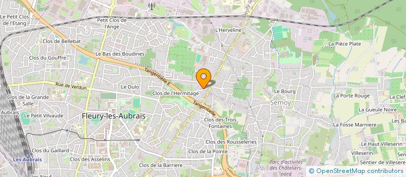 localisation de l'entreprise MONSIEUR LOIC SAUVAGE  FLEURY-LES-AUBRAIS