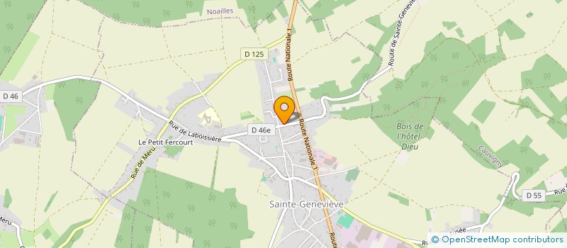 localisation de l'entreprise MONSIEUR LOIC SAVIDAN  SAINTE-GENEVIEVE