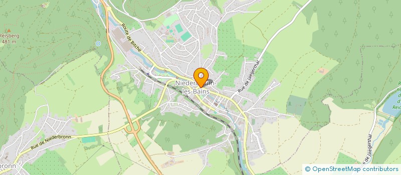 localisation de l'entreprise MONSIEUR LOIC SCHMITT  REICHSHOFFEN