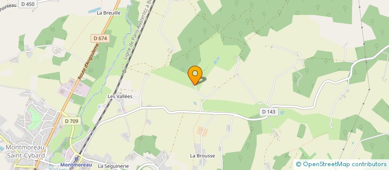 localisation de l'entreprise MONSIEUR LOIC SEGUIN à MONTMOREAU