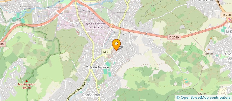 localisation de l'entreprise MONSIEUR LOIC SEGUIN à ROMAGNAT