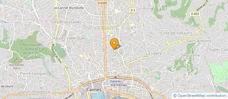 localisation de l'entreprise MONSIEUR LOIC SELCI  CANNES