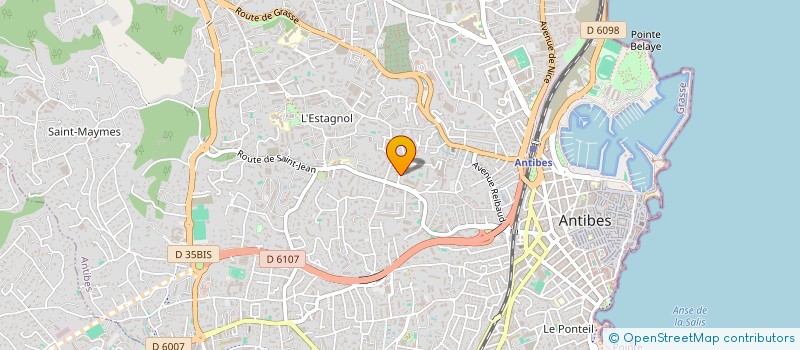 localisation de l'entreprise MONSIEUR LOIC SERET  ANTIBES