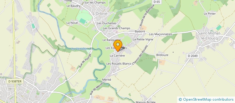 localisation de l'entreprise MONSIEUR LOIC SERGENT  L'ORBRIE