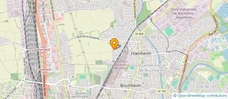 localisation de l'entreprise MONSIEUR LOIC SIEGRIST  HNHEIM