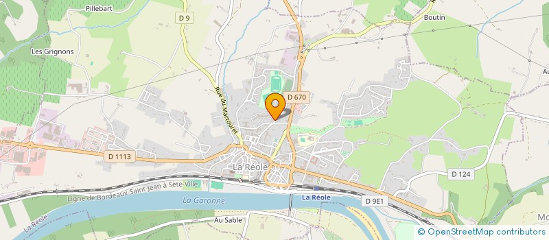 localisation de l'entreprise MONSIEUR LOIC SINGLANDE  LA REOLE