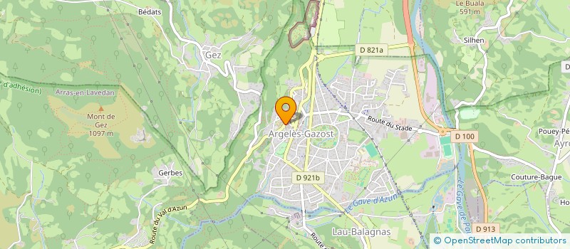 localisation de l'entreprise MONSIEUR LOIC SIRVENT  ARGELES-GAZOST