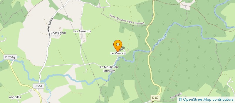 localisation de l'entreprise MONSIEUR LOIC SOUCHAL  VERNEUGHEOL