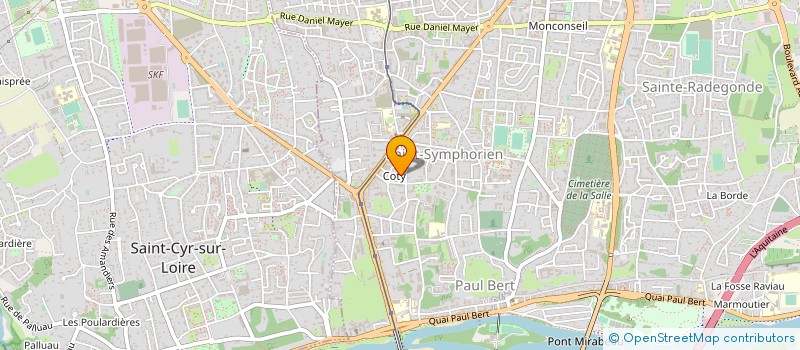 localisation de l'entreprise MONSIEUR LOIC STEPHAN  TOURS