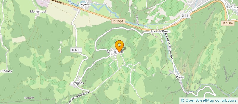 localisation de l'entreprise MONSIEUR LOIC TAICLET  MERIGNAT