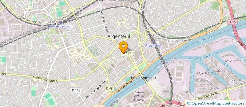 localisation de l'entreprise MONSIEUR LOIC TANGUY  ARGENTEUIL