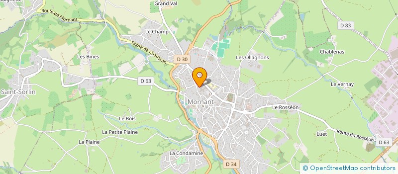 localisation de l'entreprise MONSIEUR LOIC TANNEAU  MORNANT