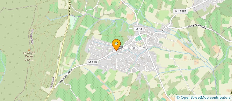 localisation de l'entreprise MONSIEUR LOIC TARBOURIECH  SAINT-DREZERY