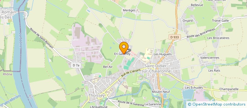 localisation de l'entreprise MONSIEUR LOIC TASSINARI  SAINT-DIDIER-SUR-CHALARONNE