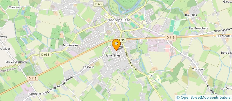 localisation de l'entreprise MONSIEUR LOIC TAZE  NEGREPELISSE