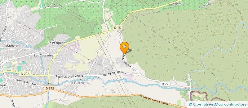 localisation de l'entreprise MONSIEUR LOIC TERNISIEN  LA BARBEN