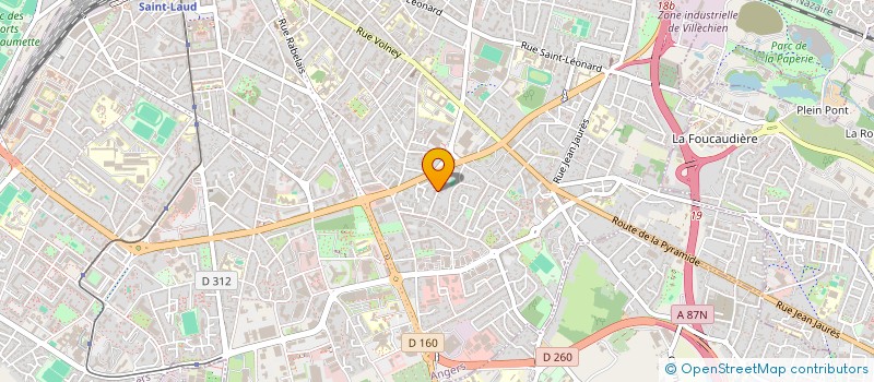 localisation de l'entreprise MONSIEUR LOIC TESSIER à ANGERS