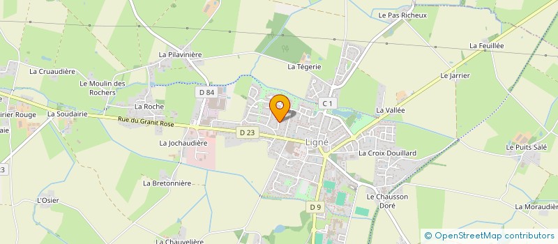 localisation de l'entreprise MONSIEUR LOIC TETAUD à LIGNE