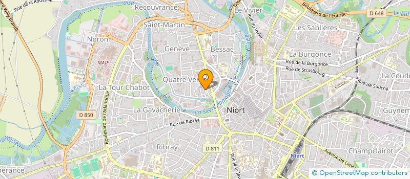 localisation de l'entreprise MONSIEUR LOIC TEZENAS DU MONTCEL à NIORT