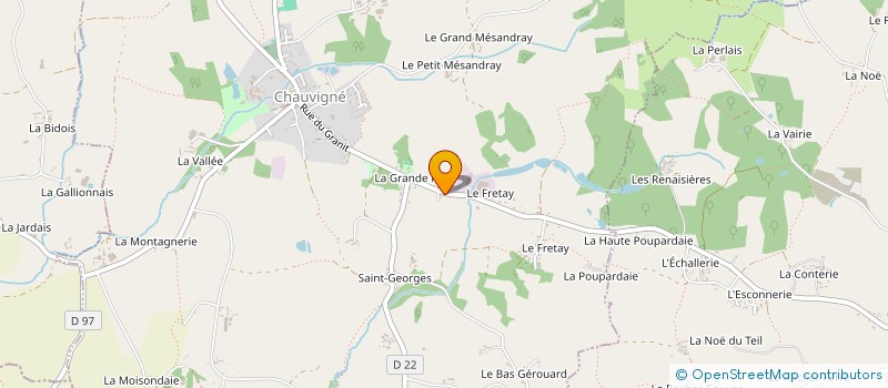 localisation de l'entreprise MONSIEUR LOIC THOMAS à CHAUVIGNE