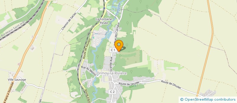 localisation de l'entreprise MONSIEUR LOIC THORE  ORMOY-LA-RIVIERE