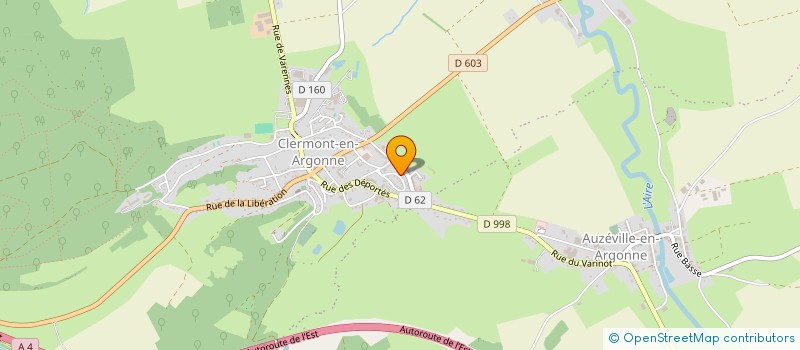 localisation de l'entreprise MONSIEUR LOIC THUILLIER à CLERMONT-EN-ARGONNE