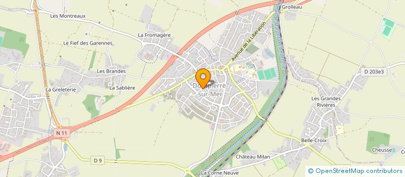 localisation de l'entreprise MONSIEUR LOIC TISSOT  DOMPIERRE-SUR-MER