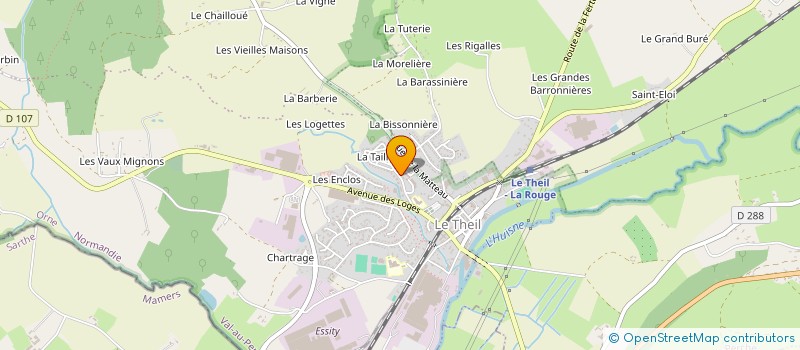 localisation de l'entreprise MONSIEUR LOIC TOUTAIN à VAL-AU-PERCHE
