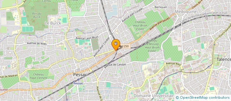 localisation de l'entreprise MONSIEUR LOIC TOUZEAU à PESSAC
