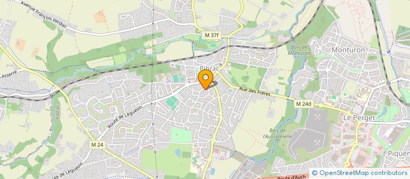 localisation de l'entreprise MONSIEUR LOIC TRAN HUU AU  LEGUEVIN