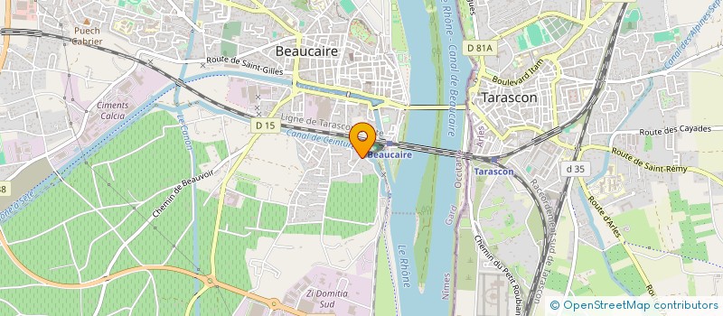 localisation de l'entreprise MONSIEUR LOIC TRAULLET  BEAUCAIRE