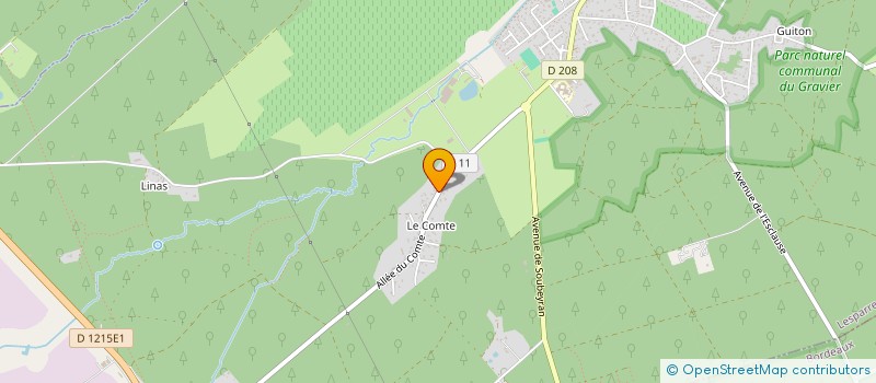 localisation de l'entreprise MONSIEUR LOIC TRAVERS  ARSAC