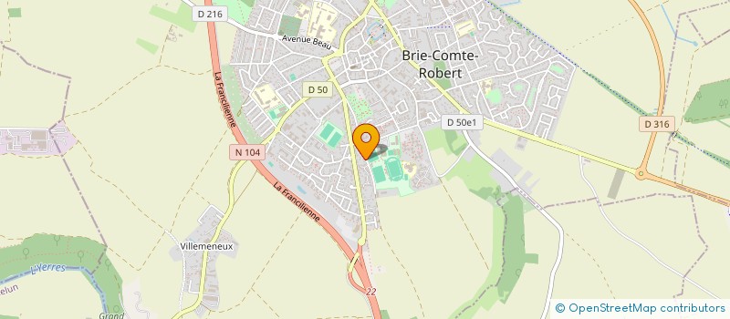 localisation de l'entreprise MONSIEUR LOIC TREHIN  BRIE-COMTE-ROBERT