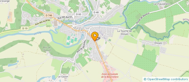 localisation de l'entreprise MONSIEUR LOIC TRIQUET  MAREUIL-SUR-LAY-DISSAIS