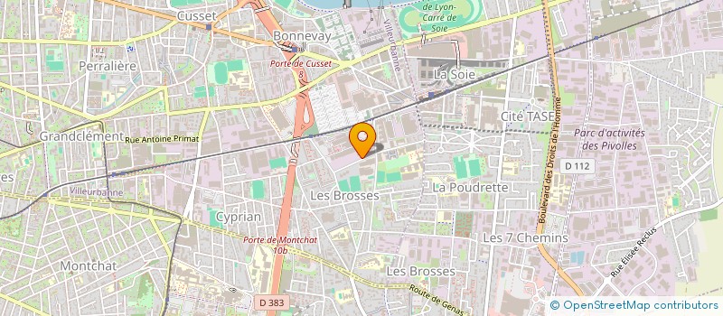 localisation de l'entreprise MONSIEUR LOIC TROCH  VILLEURBANNE