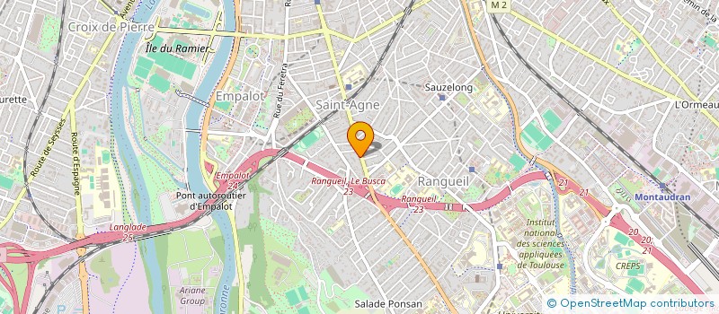 localisation de l'entreprise MONSIEUR LOIC TROTTET  TOULOUSE