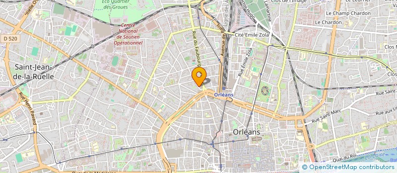 localisation de l'entreprise MONSIEUR LOIC TUDORET à ORLEANS