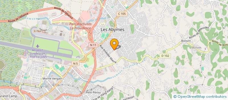 localisation de l'entreprise MONSIEUR LOIC URIE à LES ABYMES