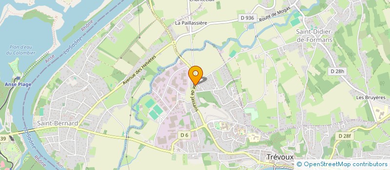 localisation de l'entreprise MONSIEUR LOIC VAGNER  TREVOUX