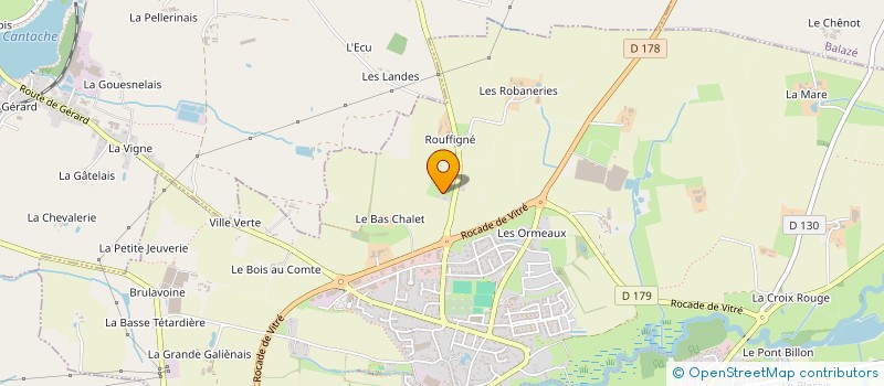 localisation de l'entreprise MONSIEUR LOIC VALOTAIRE  VITRE