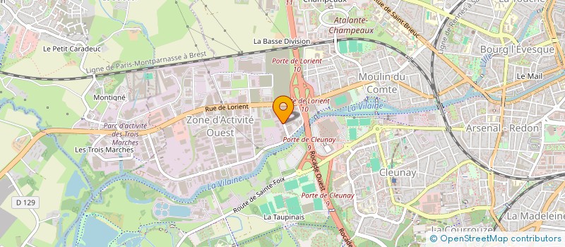 localisation de l'entreprise MONSIEUR LOIC VAN GASSE à RENNES