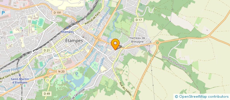 localisation de l'entreprise MONSIEUR LOIC VANDAL à ETAMPES