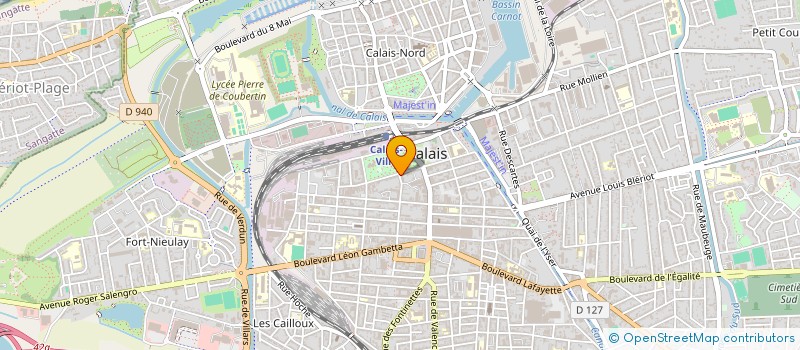 localisation de l'entreprise MONSIEUR LOIC VEILLEROY  CALAIS