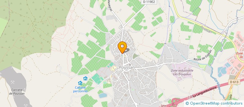 localisation de l'entreprise MONSIEUR LOIC VELU  POUSSAN