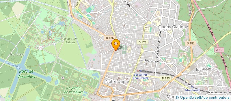 localisation de l'entreprise MONSIEUR LOIC VERDIER à VERSAILLES