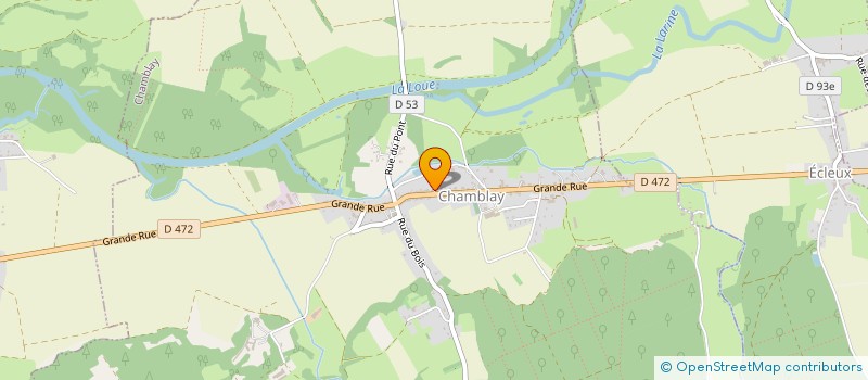 localisation de l'entreprise MONSIEUR LOIC VEYSSET  CHAMBLAY