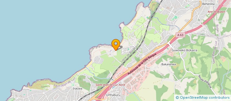 localisation de l'entreprise MONSIEUR LOIC VIDAL à SAINT-JEAN-DE-LUZ